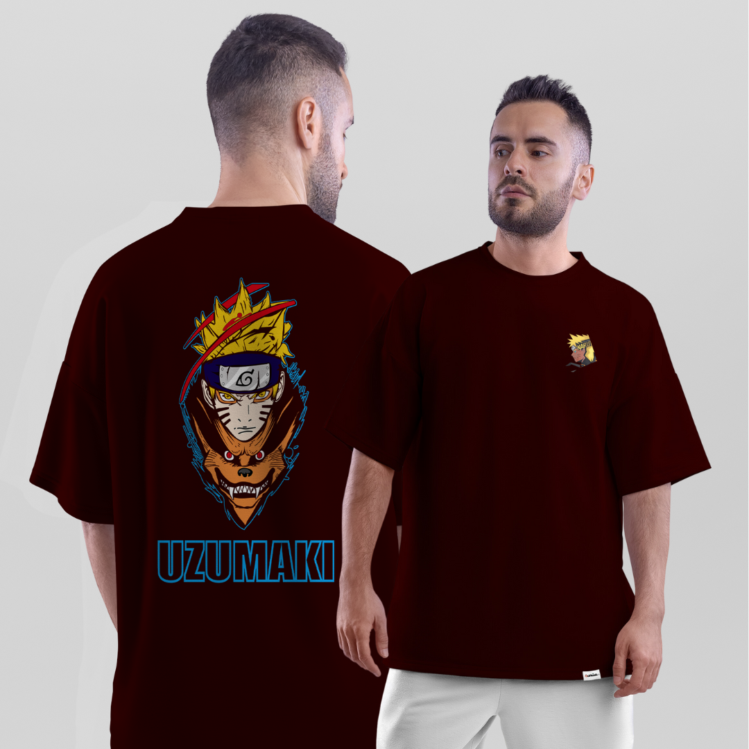 Naruto Printed Unisex Oversized T-Shirt