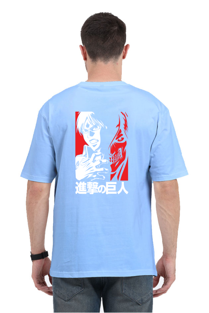 Attak on Titan Printed Oversized Unisex Tshirt