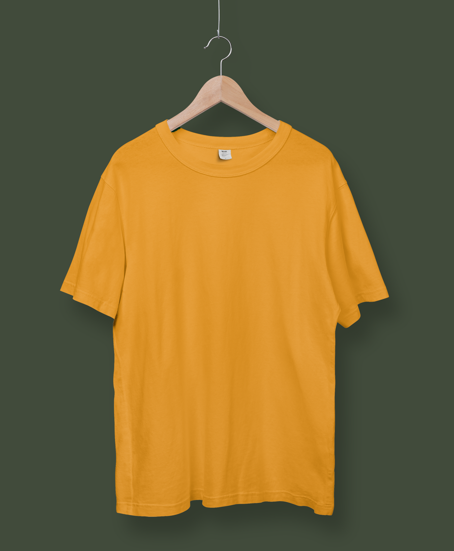 Mustrad Yellow Oversized T-Shirt Unisex