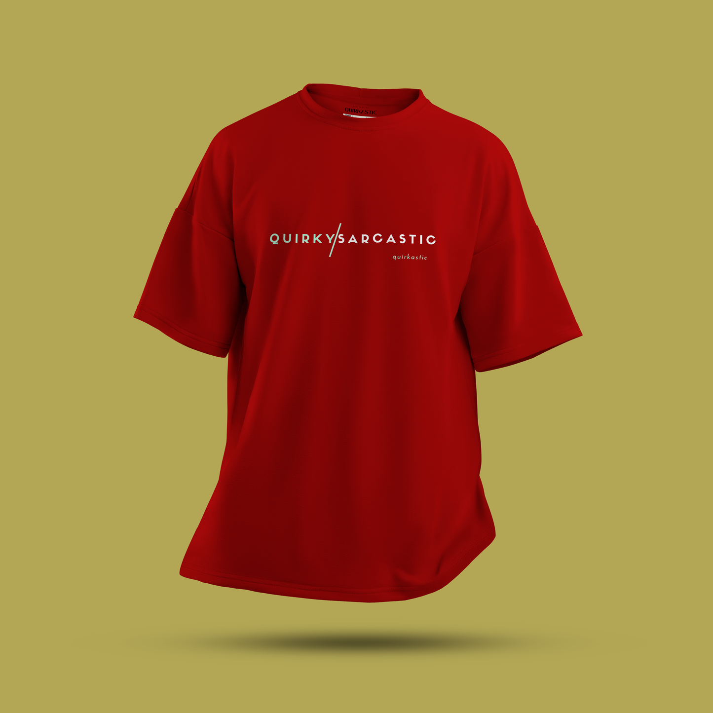 Quirky/Sarcastic Printed Oversized Unisex T-Shirt