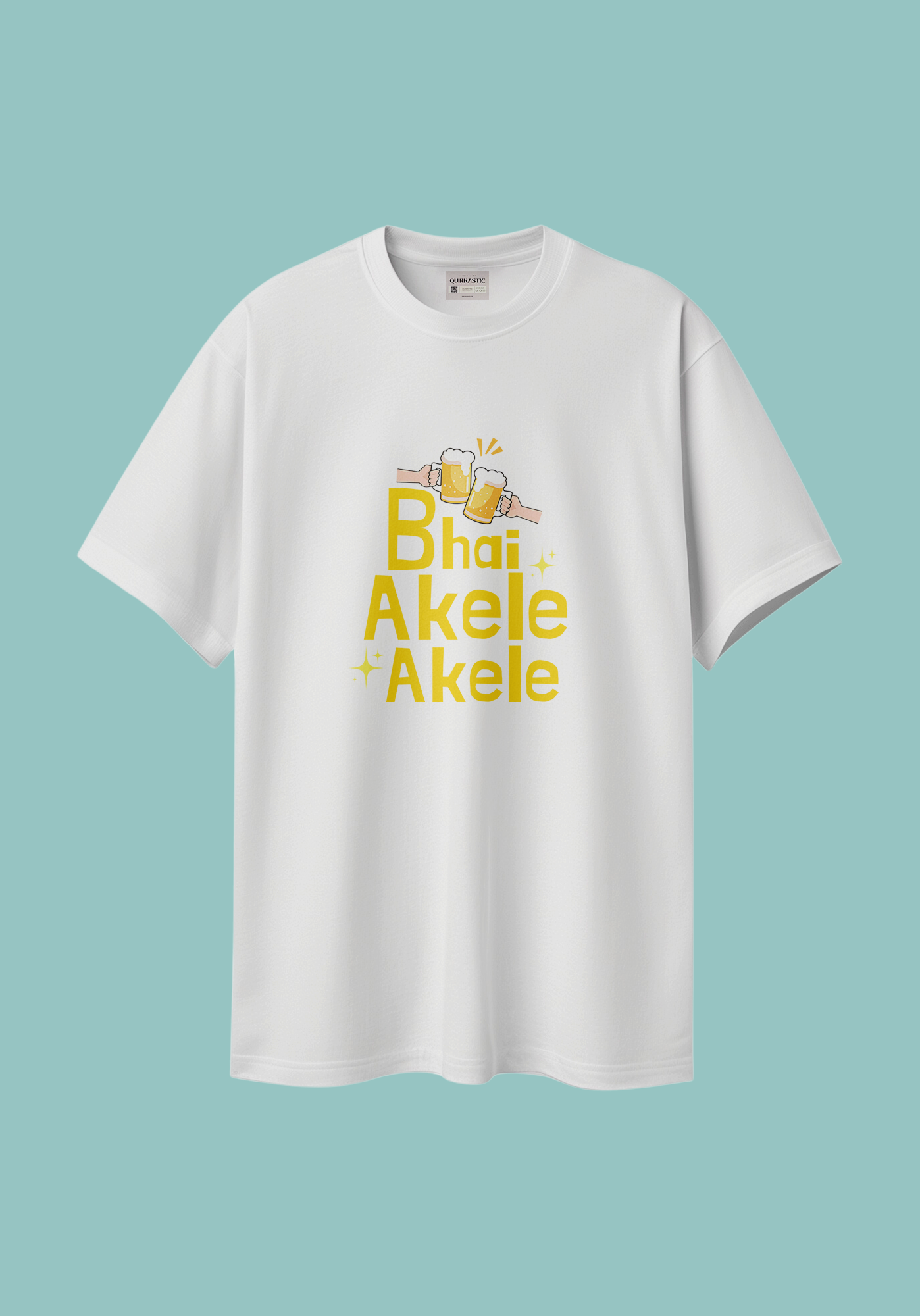 Bhaai Akele Akele Printed Unisex Regular T-Shirt