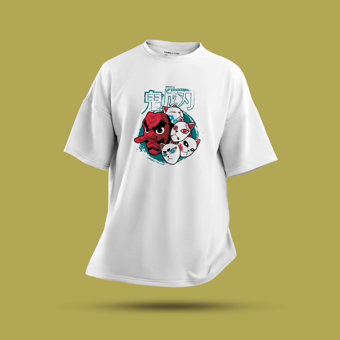 Sakonji Urokodaki X Demon Slayer Printed oversized Unisex T-Shirt
