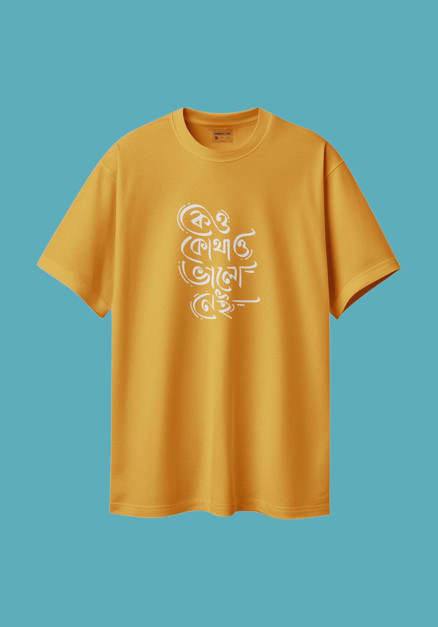 Keu Kothao Bhalo Nei Printed Unisex Regular T-Shirt