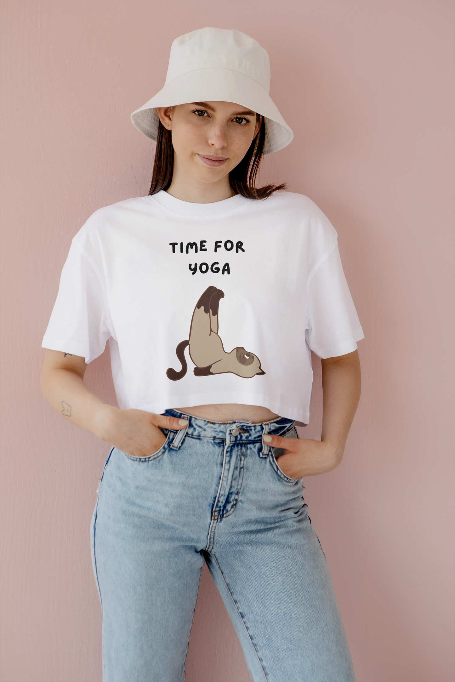 Printed Women Crop Top | TimeForYoga