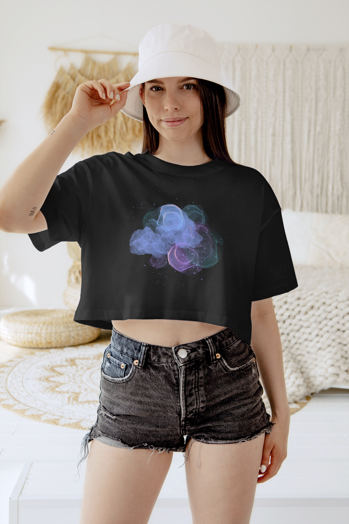 Printed Women Crop Top | COLORS