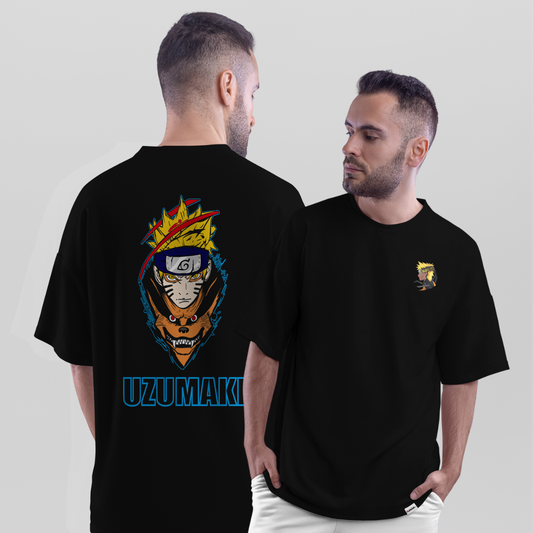 Naruto Printed Unisex Oversized T-Shirt