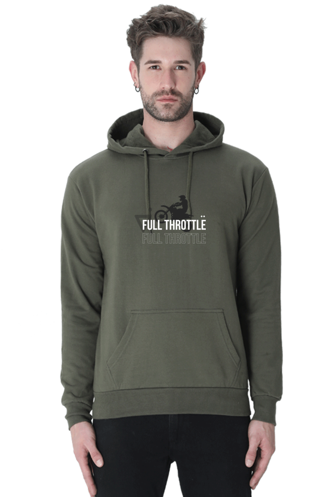 Throttle Printed Regular Hoodie