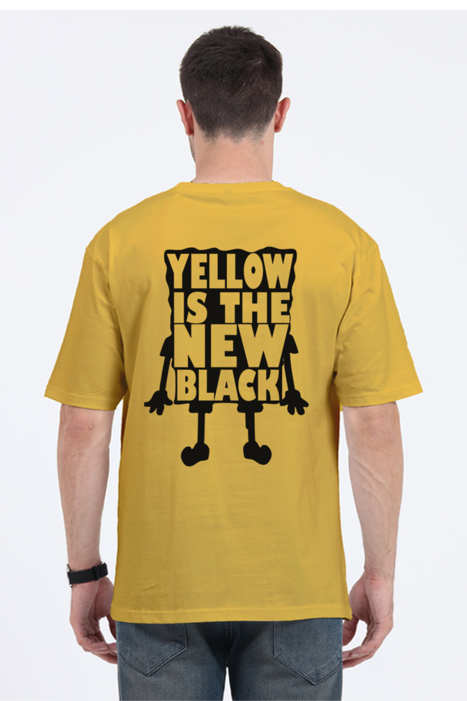 Printed Unisex Oversized T-Shirt | Yellow Is New Black