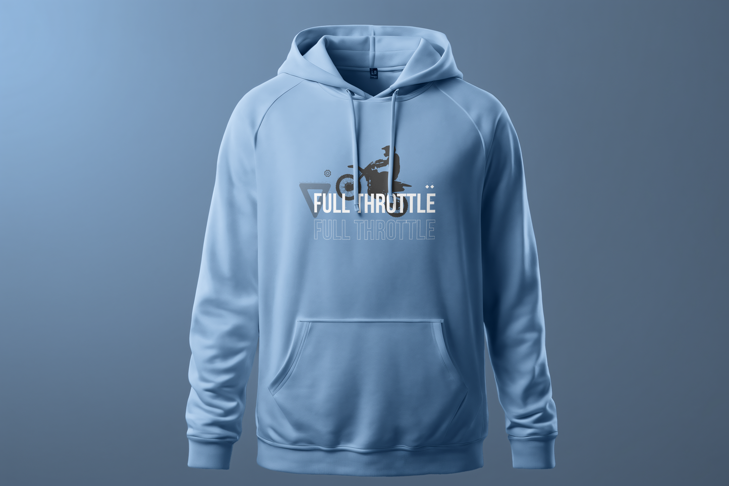 Throttle Printed Regular Hoodie