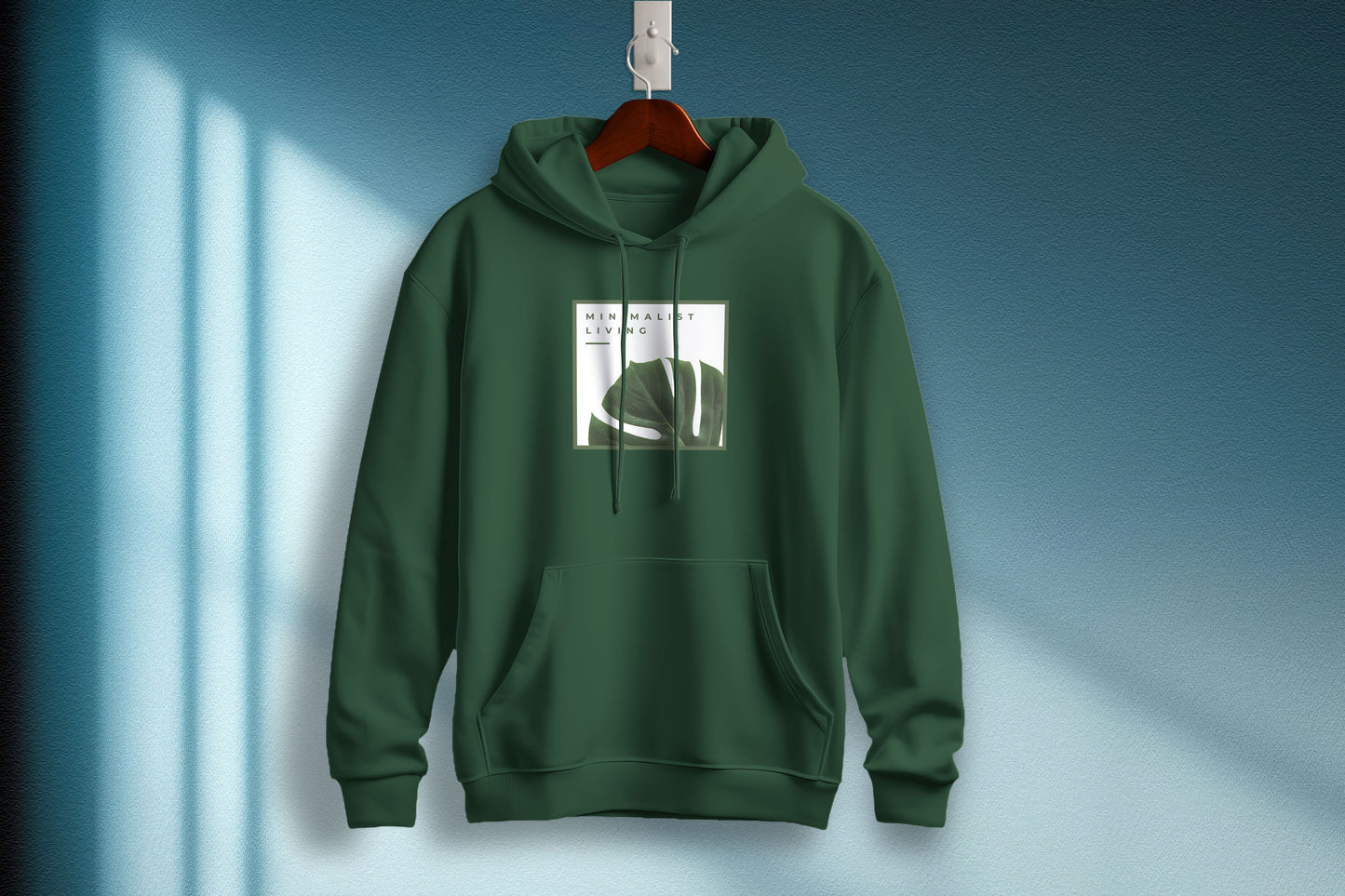 Minimalist Living Printed Heavyweight Oversized Hoodie