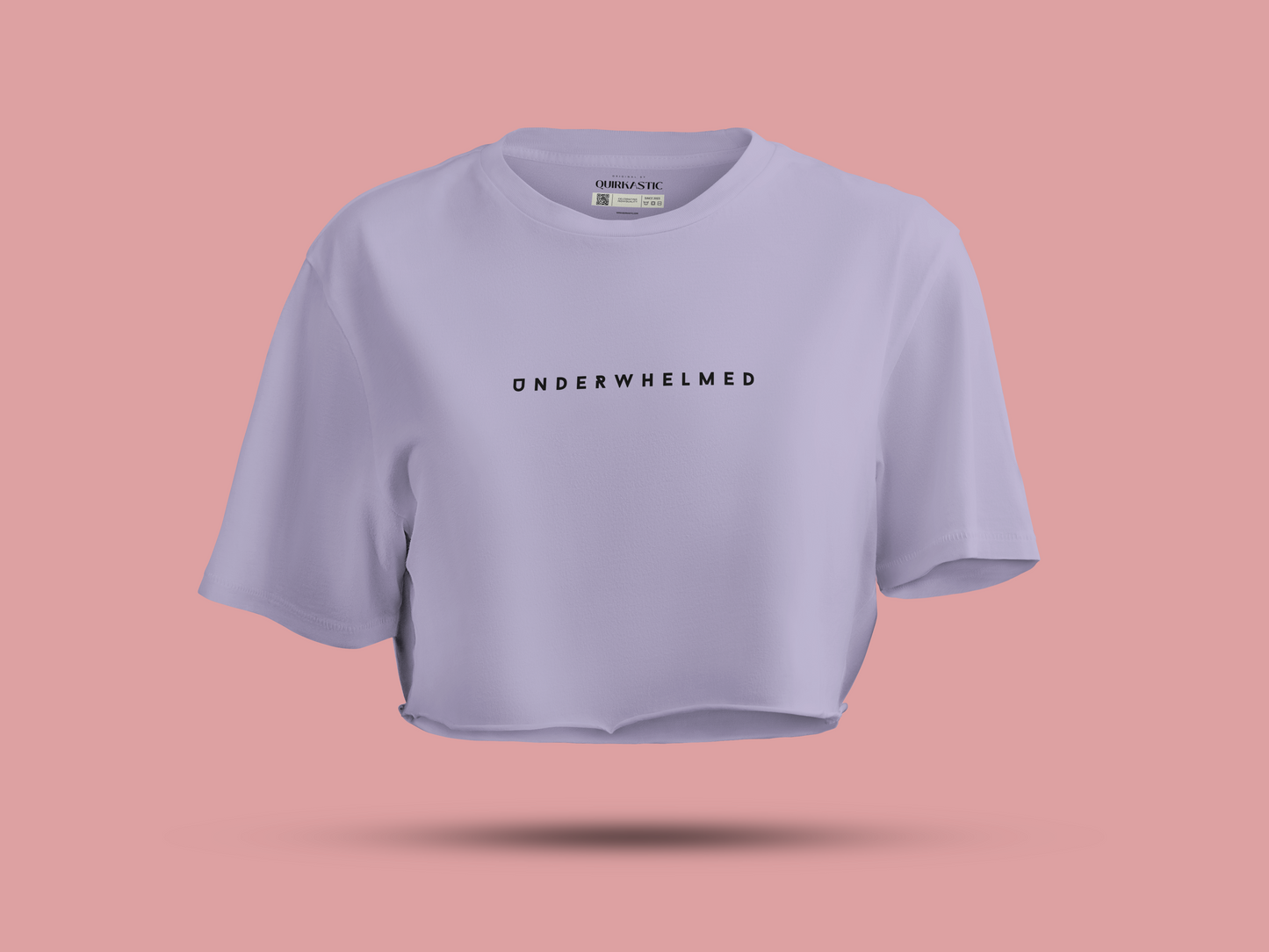 UNDERWHELMED Printed Crop top for Women