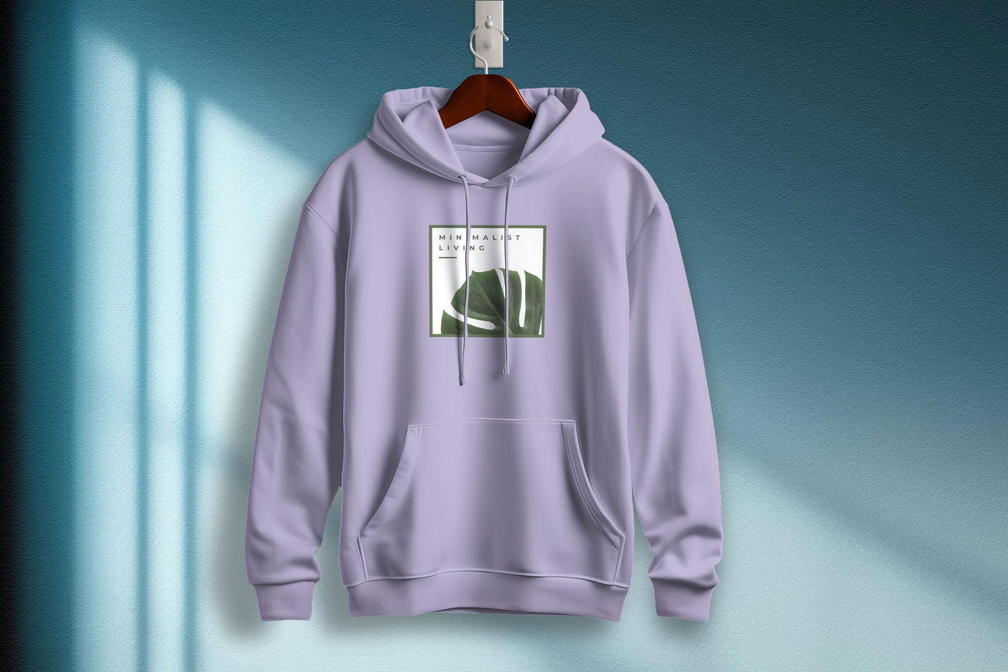 Minimalist Living Printed Heavyweight Oversized Hoodie