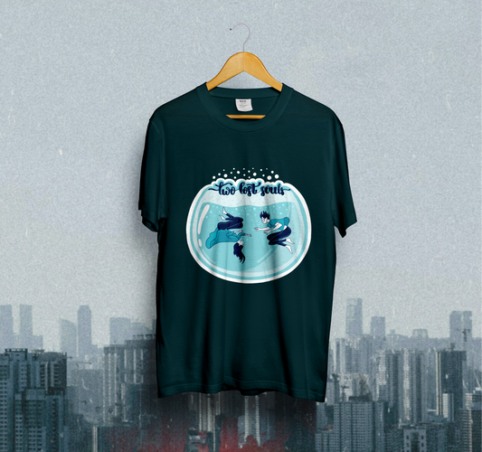 Two Lost Souls Printed Unisex T-Shirt X Pink Floyd