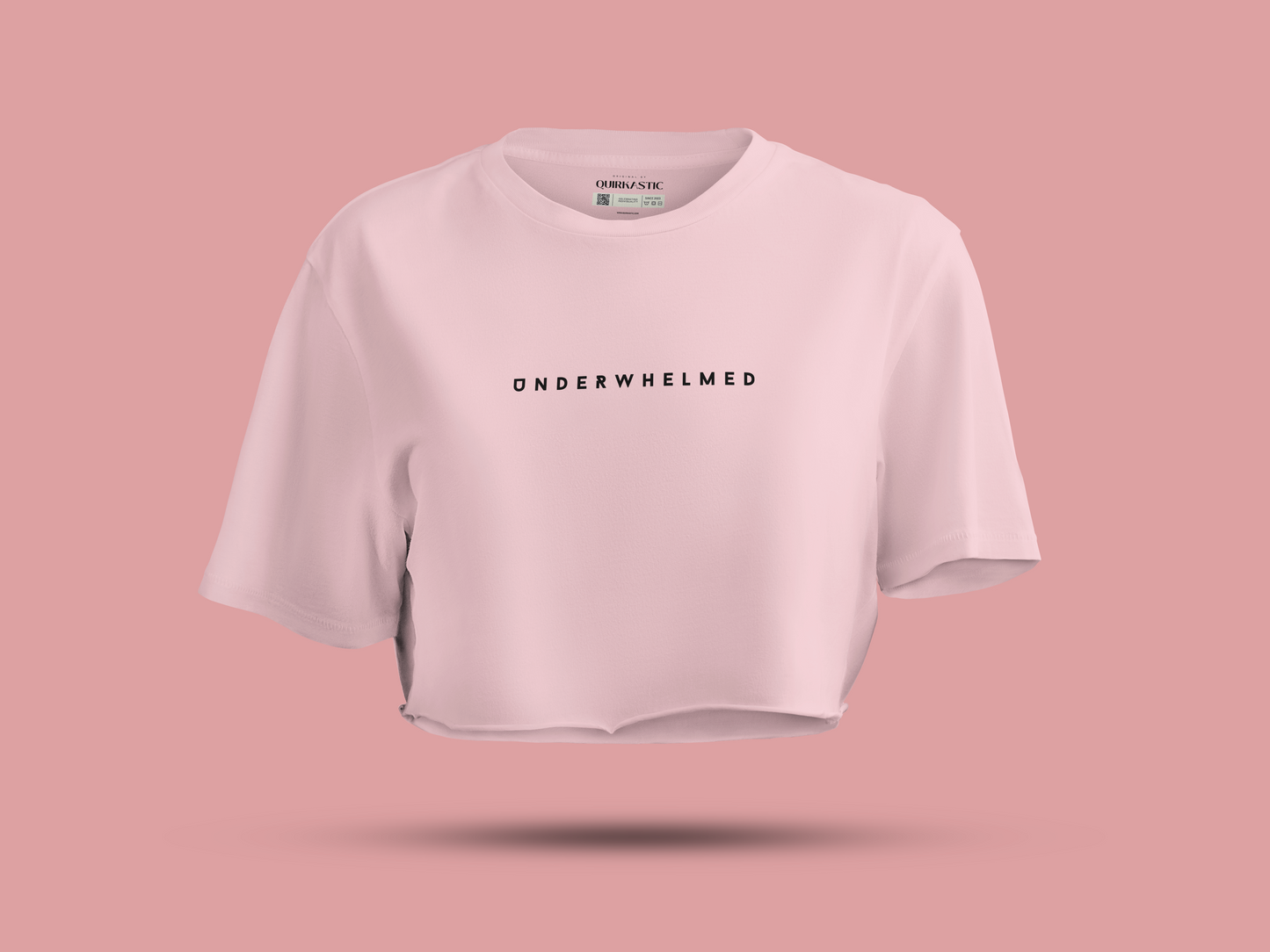 UNDERWHELMED Printed Crop top for Women