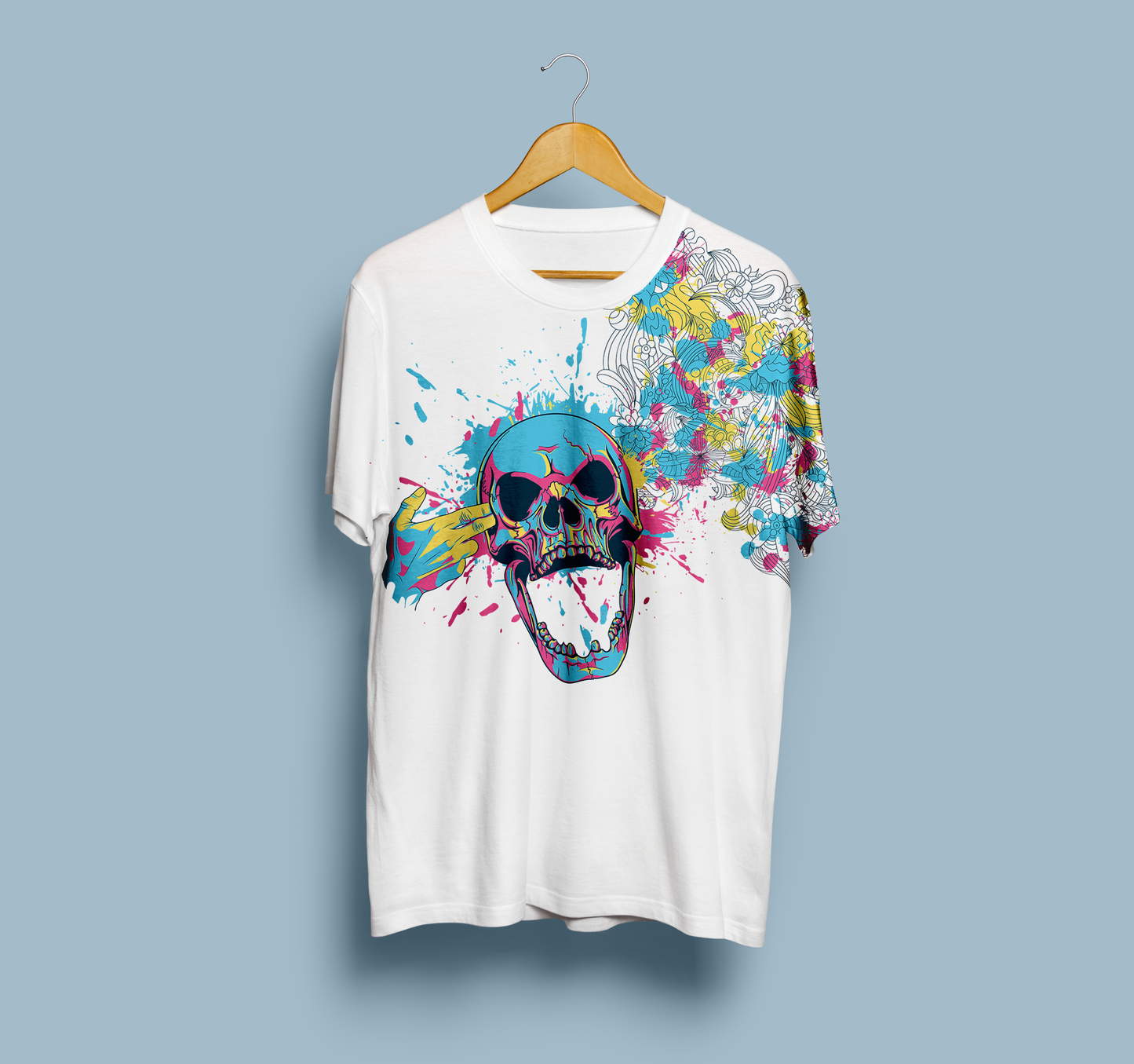 Printed Men T-Shirt | Skull