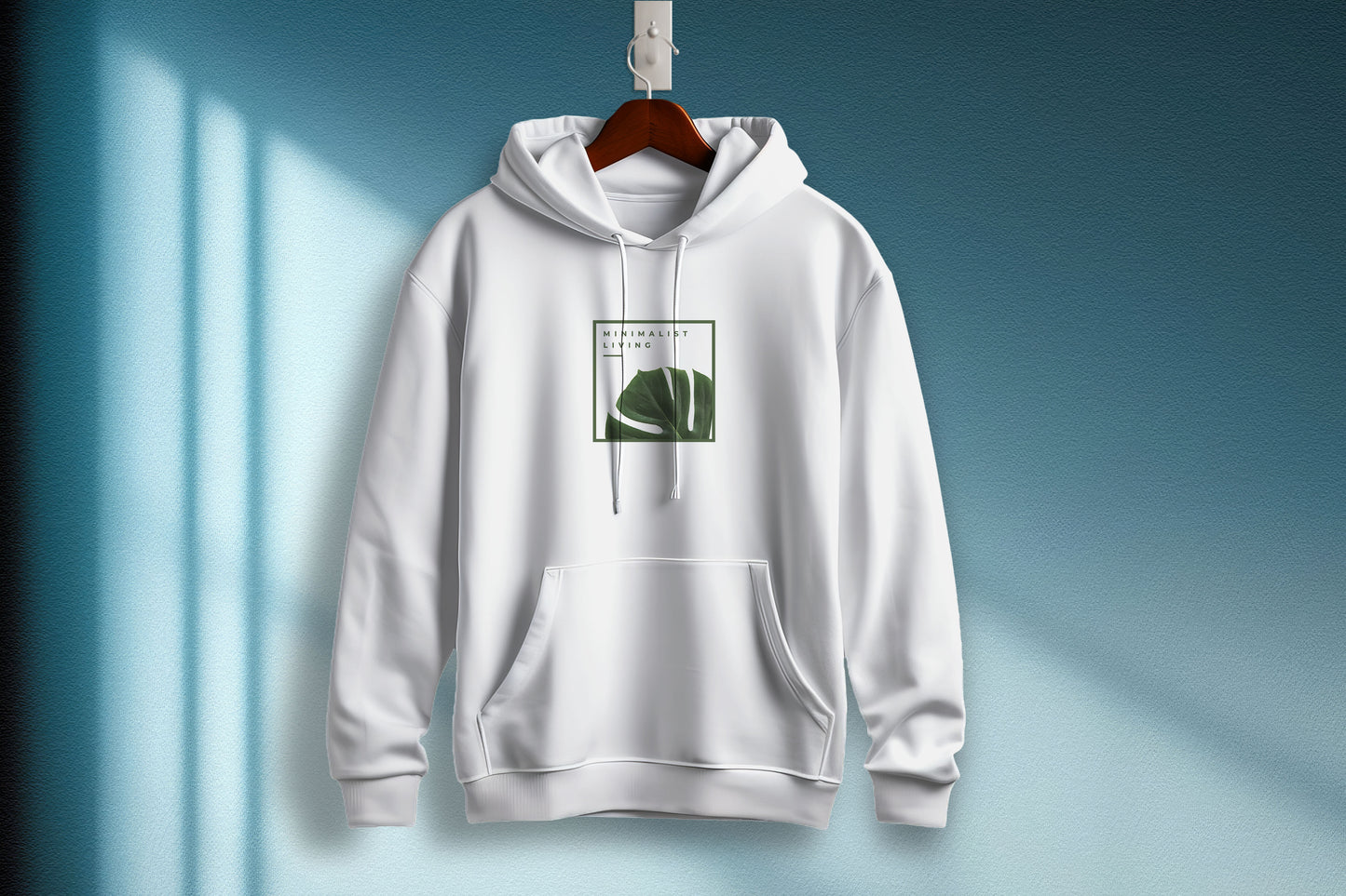 Minimalist Living Printed Heavyweight Oversized Hoodie