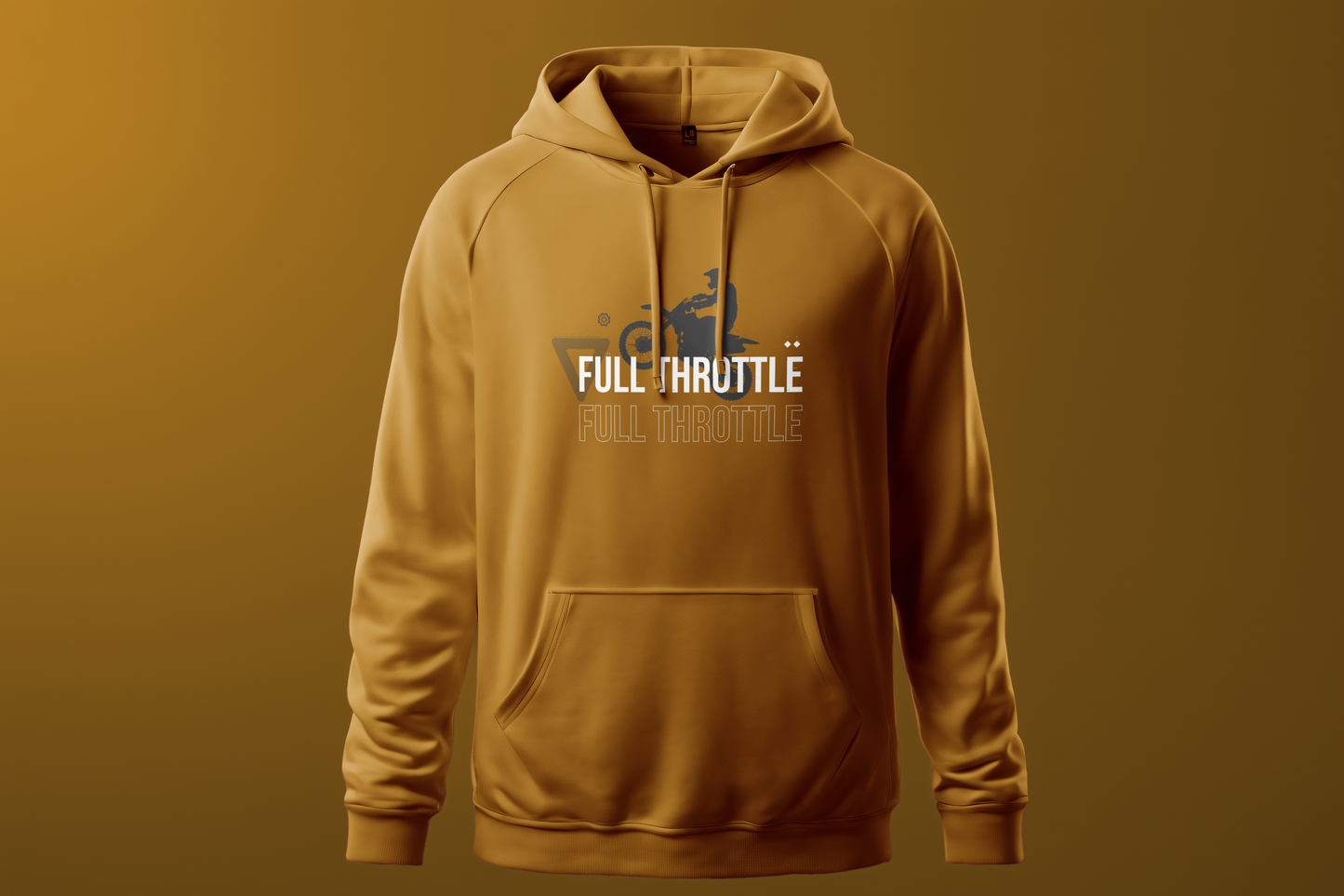 Throttle Printed Regular Hoodie